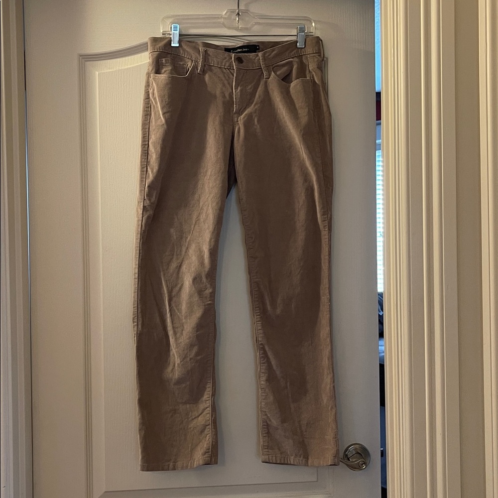 Calvin Klein Jeans Corduroy Pants in Beige